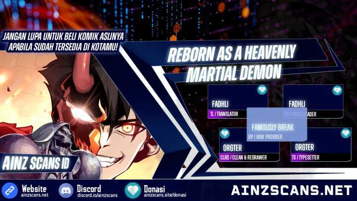 Baca Komik Reborn as a Heavenly Martial Demon Chapter 6 Gambar 1