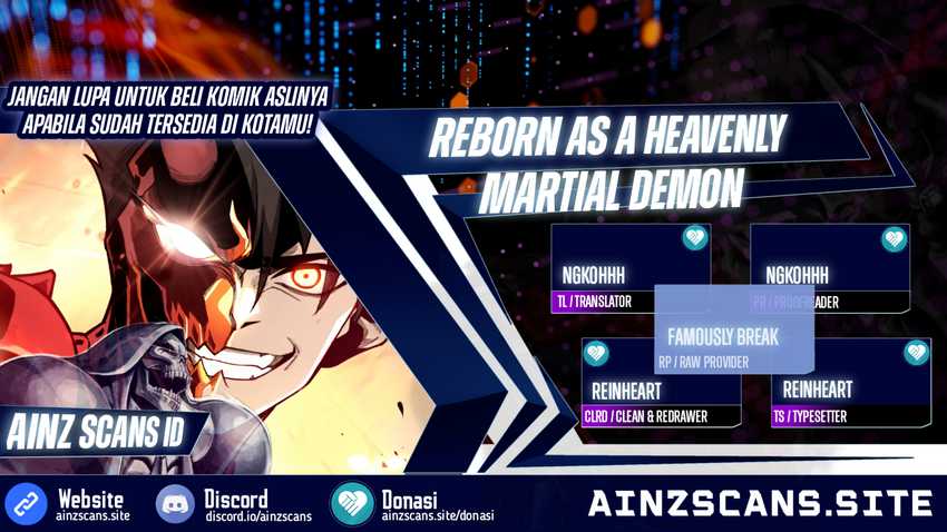 Baca Komik Reborn as a Heavenly Martial Demon Chapter 3 Gambar 1
