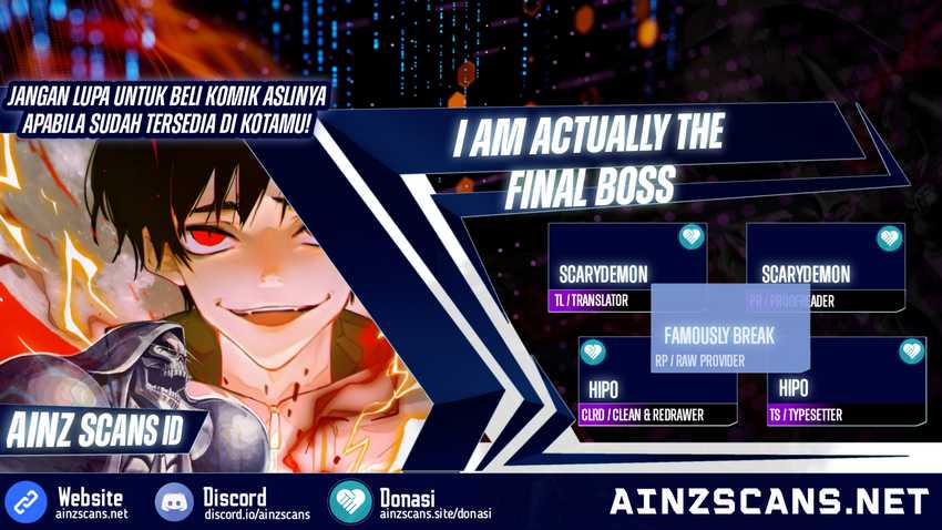 Baca Komik I’m Actually The Final Boss Chapter 24 Gambar 1