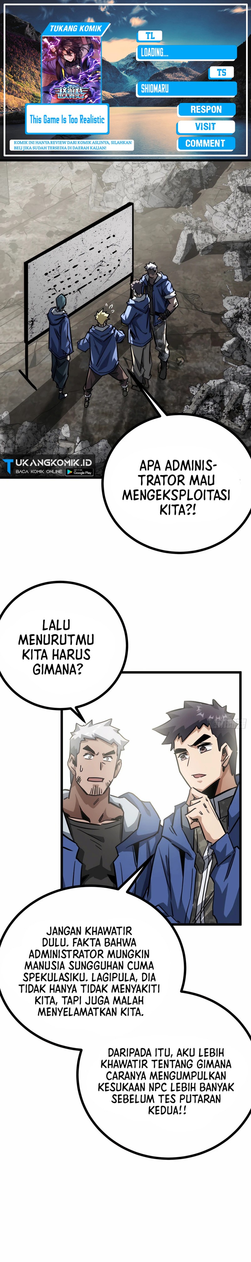 Baca Komik This Game Is Too Realistic Chapter 13 Gambar 1