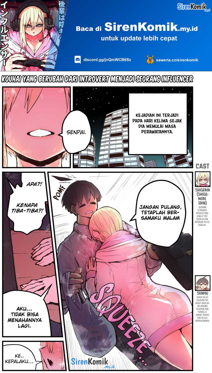 Baca Manga Kouhai wa Inkya Agari no Infuruensaa Chapter 5 Gambar 2