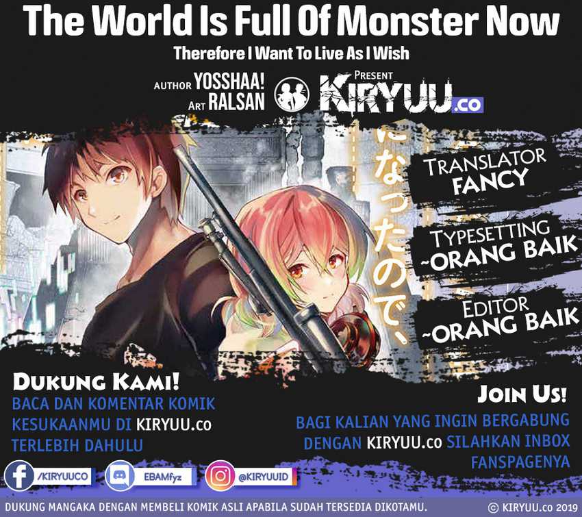 Baca Komik The World is Full of Monsters Now, Therefor I Want to Live as I Wish Chapter 15 Gambar 1
