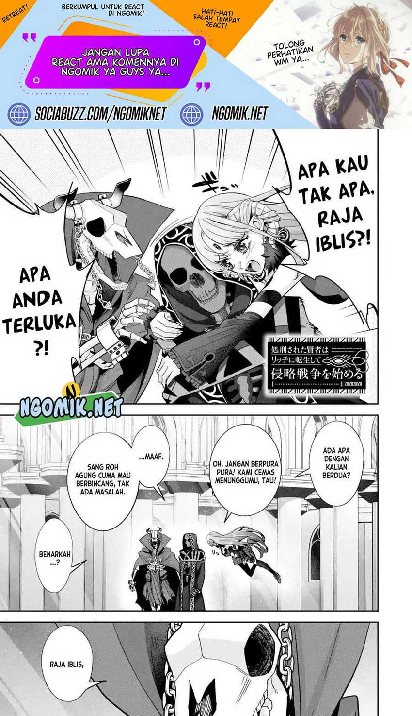 Baca Manga The Executed Sage is Reincarnated as a Lich and Starts an All-Out War Chapter 35 Gambar 2