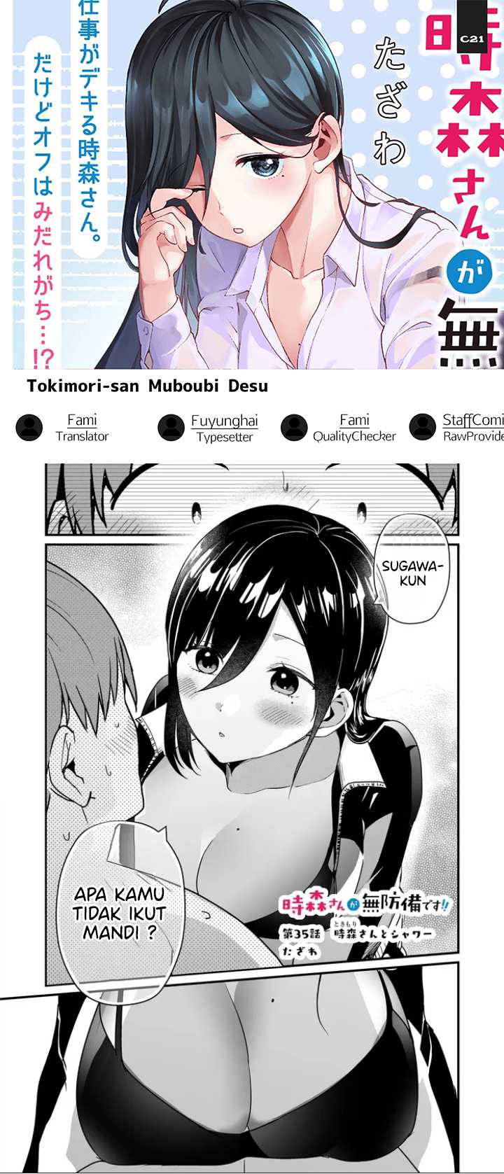 Baca Komik Tokimori-san ga Muboubi desu!! Chapter 35 Gambar 1