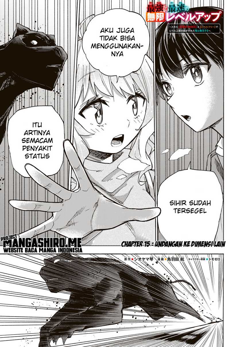 Baca Manga Saikyou de Saisoku no Mugen Level Up Chapter 15 Gambar 2