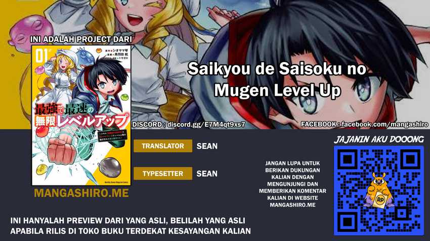 Baca Komik Saikyou de Saisoku no Mugen Level Up Chapter 9 Gambar 1