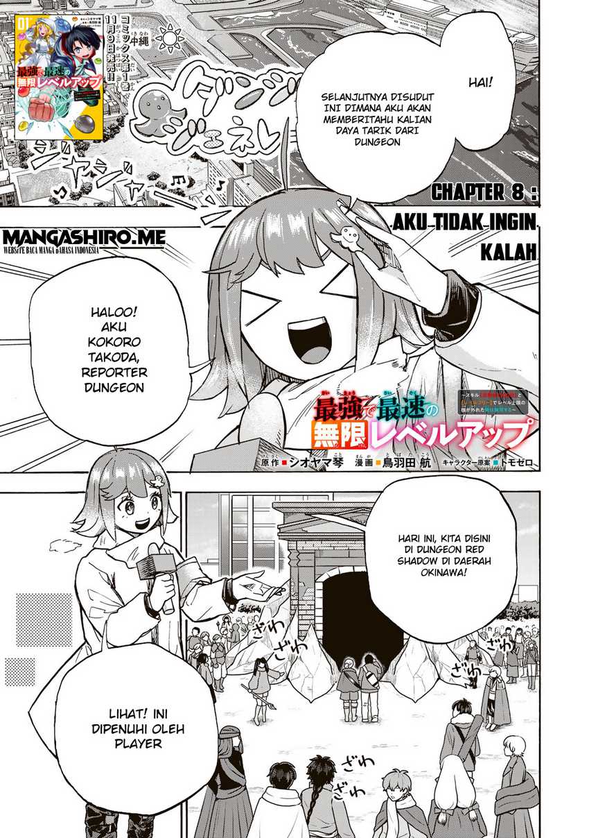 Baca Manga Saikyou de Saisoku no Mugen Level Up Chapter 8 Gambar 2