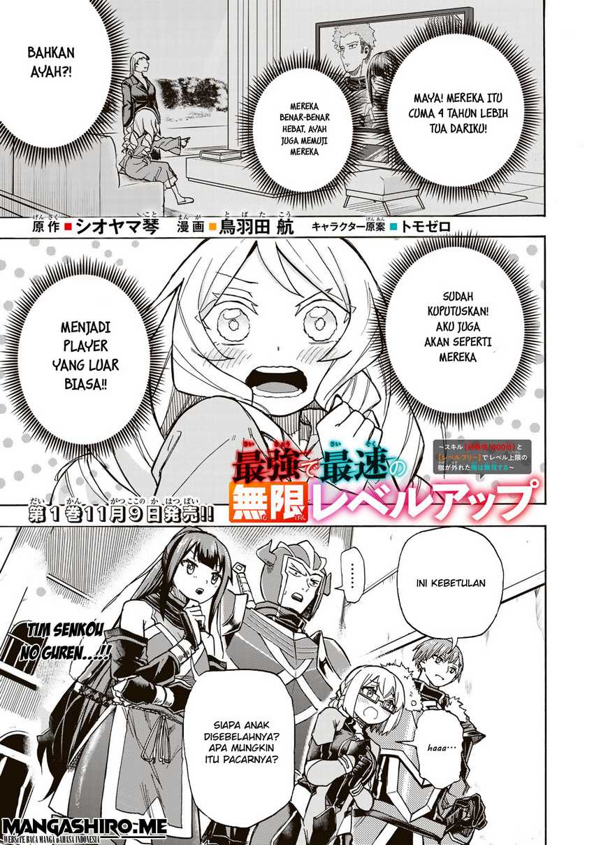 Baca Manga Saikyou de Saisoku no Mugen Level Up Chapter 7 Gambar 2