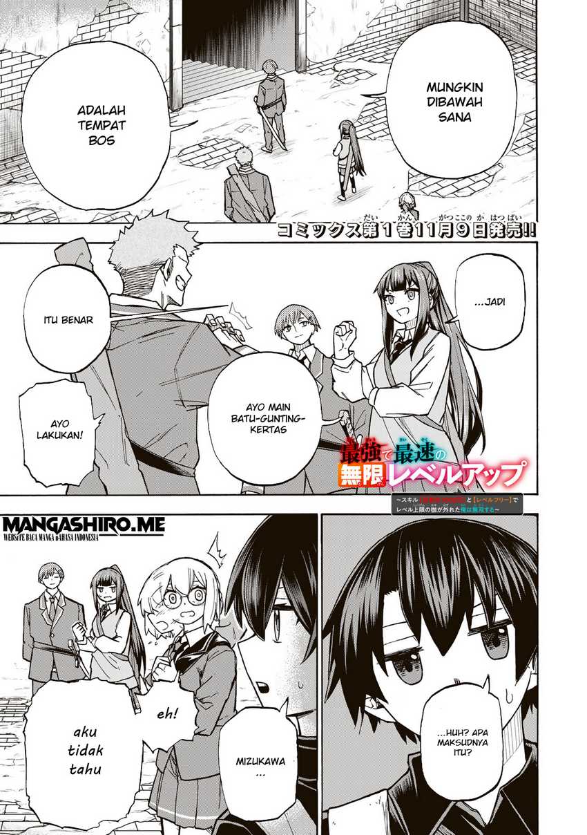 Baca Manga Saikyou de Saisoku no Mugen Level Up Chapter 6 Gambar 2