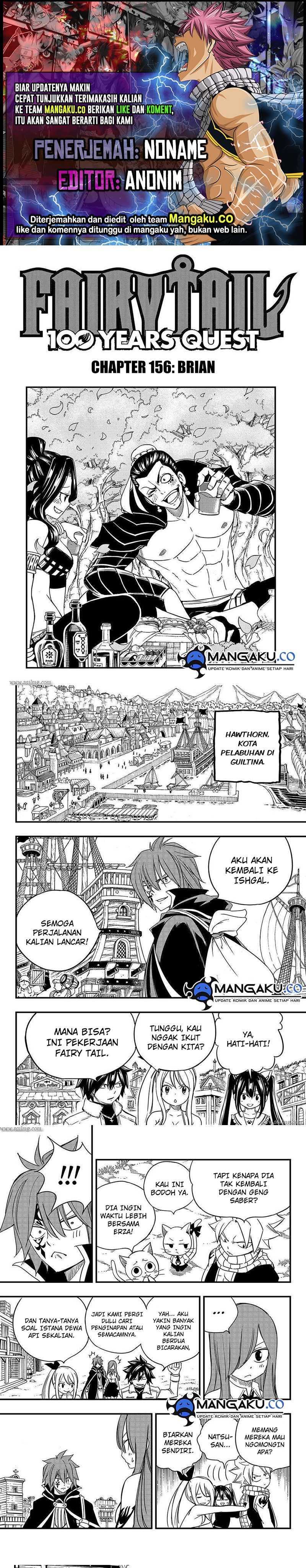 Baca Komik Fairy Tail: 100 Years Quest Chapter 156 Gambar 1