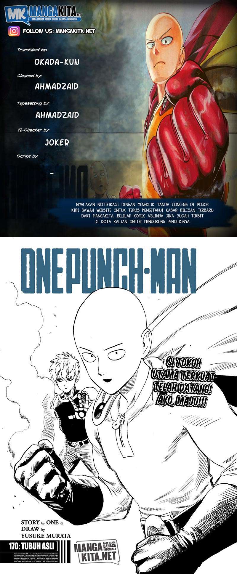Baca Komik One Punch Man Chapter 170 Gambar 1