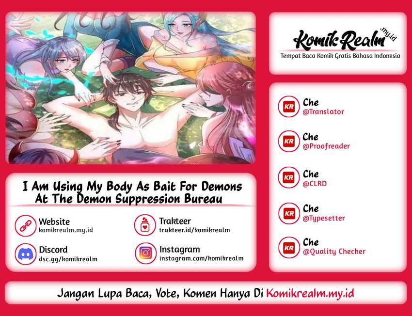 Baca Komik I Am Using My Body As Bait For Demons At The Demon Suppression Bureau Chapter 34 Gambar 1