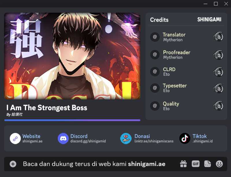 Baca Komik I, the Strongest Boss Chapter 16 Gambar 1