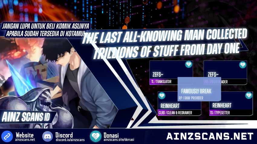 Baca Komik The Last All-Knowing Man Collected Trillions of Stuff from Day One Chapter 5 Gambar 1