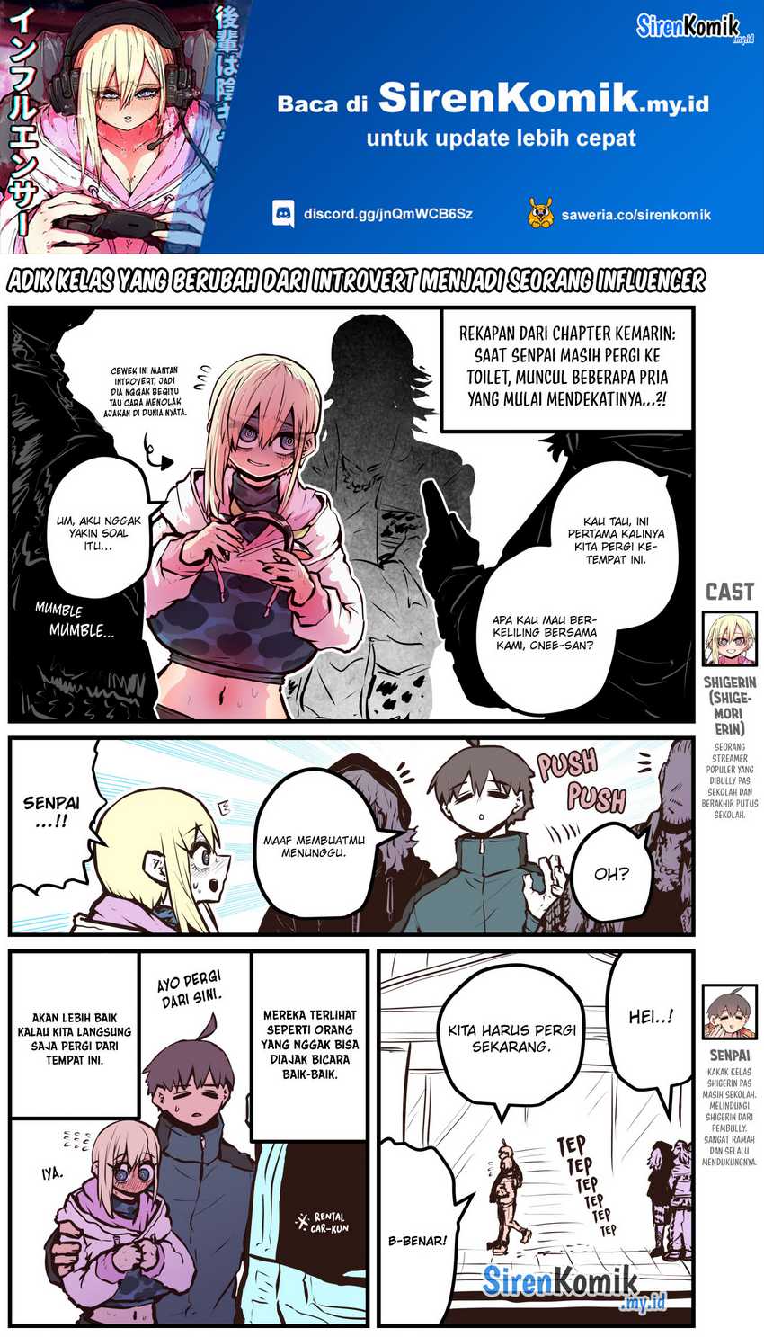 Baca Manga Kouhai wa Inkya Agari no Infuruensaa Chapter 10 Gambar 2