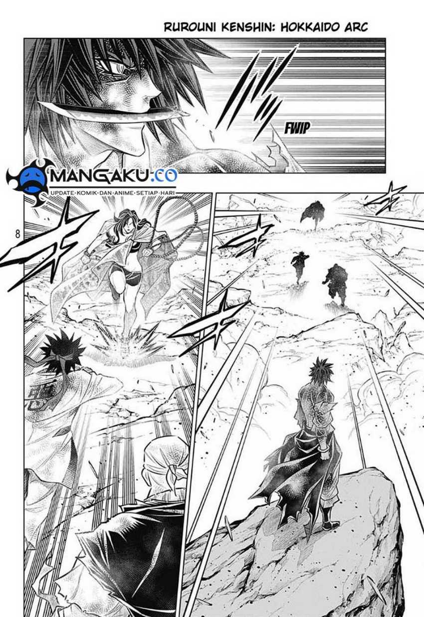 Rurouni Kenshin: Meiji Kenkaku Romantan – Hokkaido-hen Chapter 59 Gambar 9