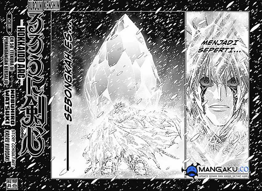 Baca Manga Rurouni Kenshin: Meiji Kenkaku Romantan – Hokkaido-hen Chapter 58 Gambar 2