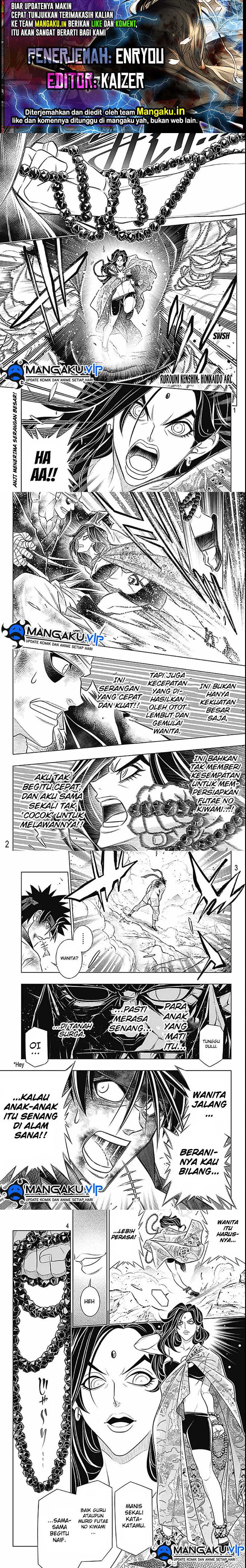 Baca Komik Rurouni Kenshin: Meiji Kenkaku Romantan – Hokkaido-hen Chapter 54 Gambar 1