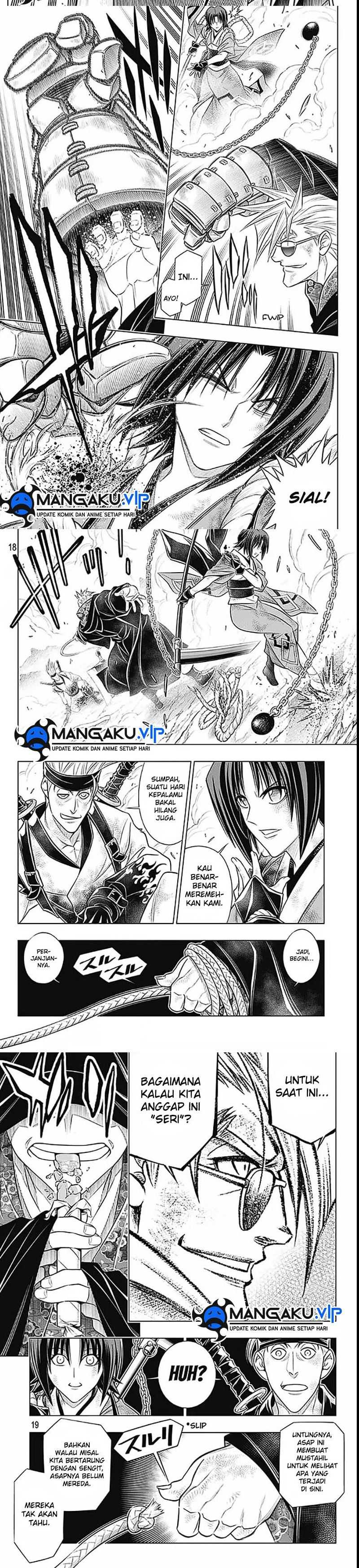 Rurouni Kenshin: Meiji Kenkaku Romantan – Hokkaido-hen Chapter 54 Gambar 6