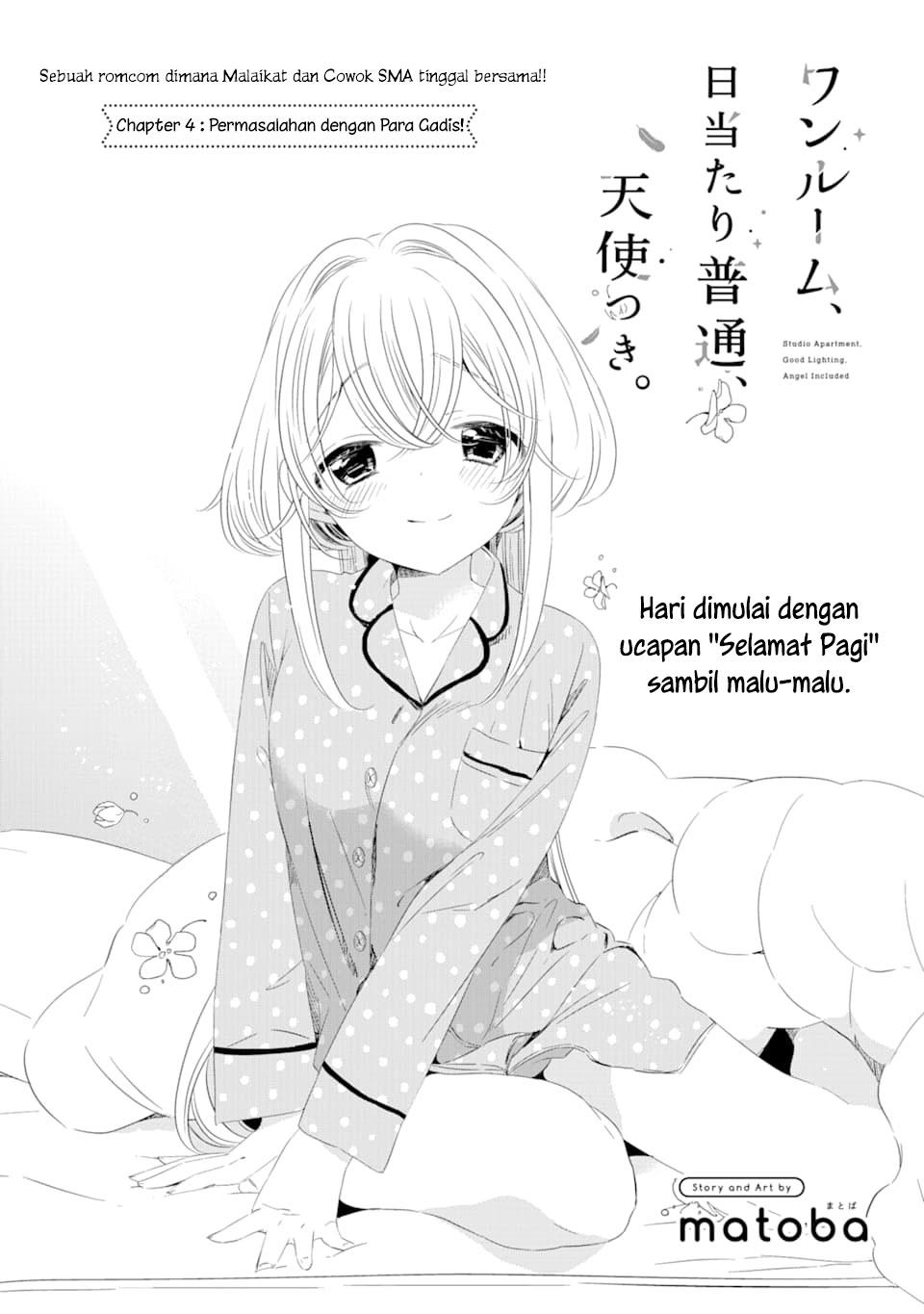 Baca Manga One Room, Hiatari Futsuu, Tenshitsuki Chapter 4 Gambar 2