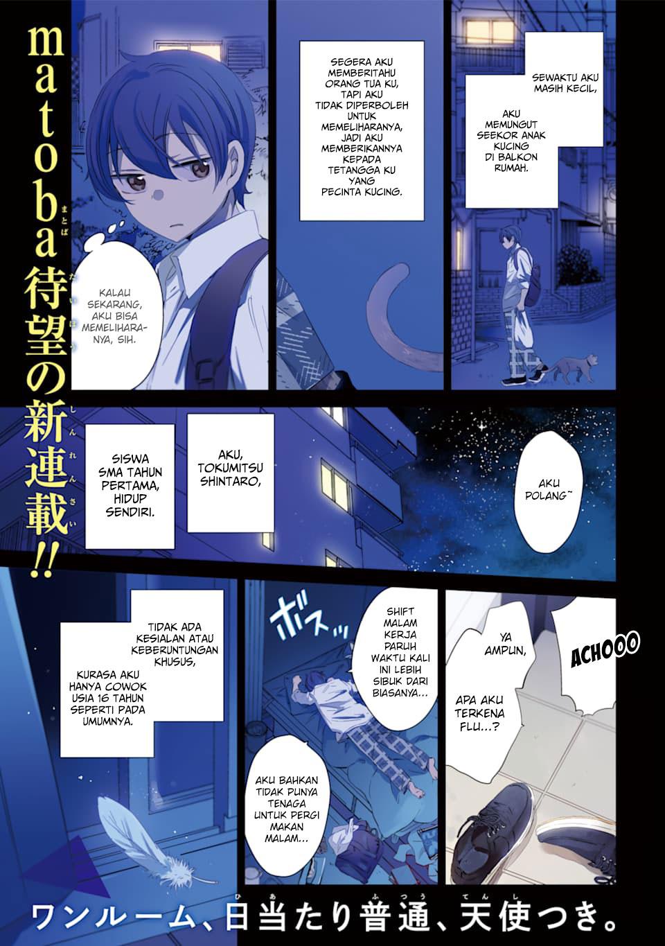 Baca Manga One Room, Hiatari Futsuu, Tenshitsuki Chapter 1 Gambar 2