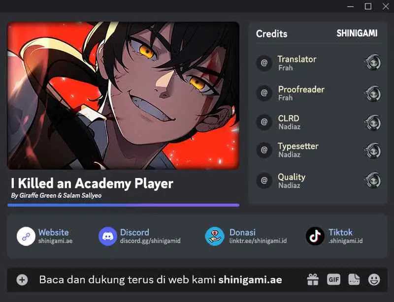 Baca Komik I Killed An Academy Player Chapter 29 Gambar 1