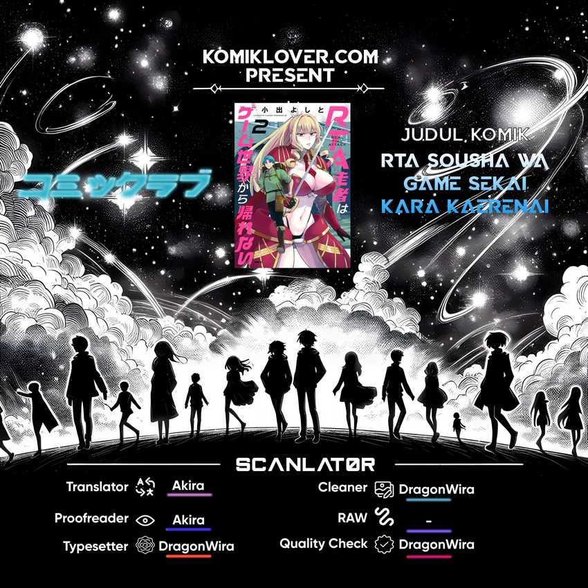 Baca Komik RTA Sousha wa Game Sekai kara Kaerenai Chapter 1.1 Gambar 1