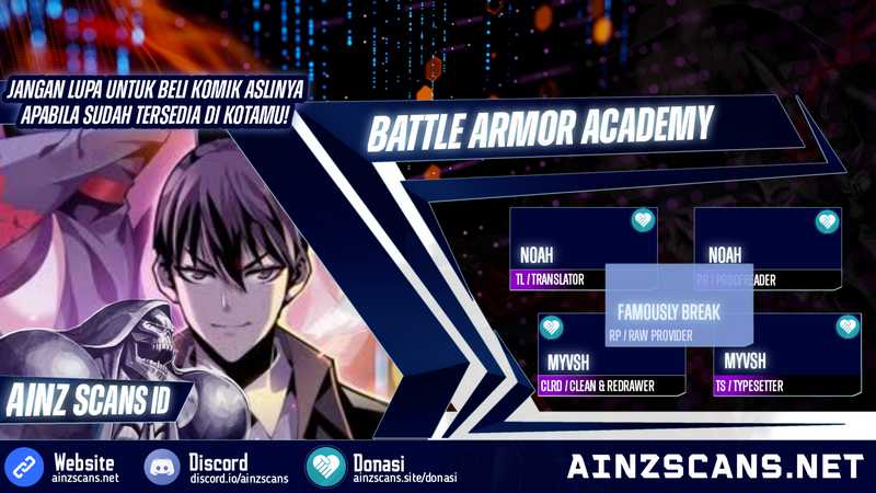 Baca Komik Battle Armor Academy Chapter 9 Gambar 1