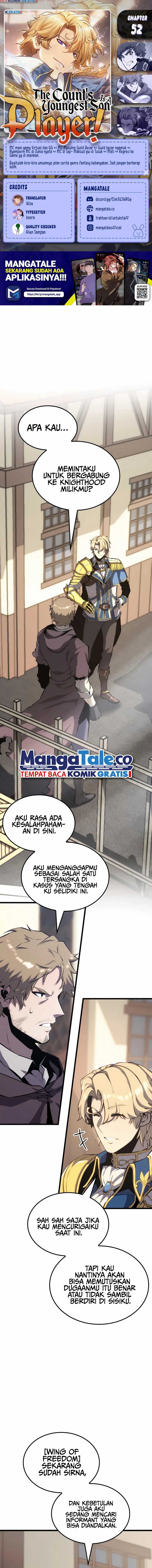 Baca Komik The Count’s Youngest Son Is A Player! Chapter 52 Gambar 1