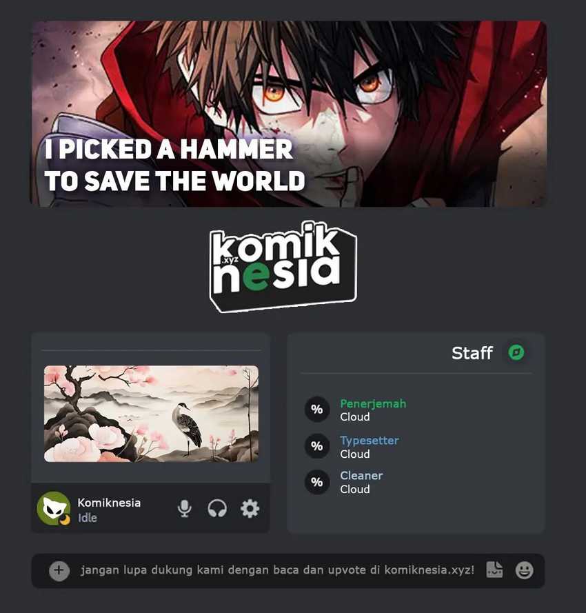 Baca Komik I Picked A Hammer To Save The World Chapter 72 Gambar 1