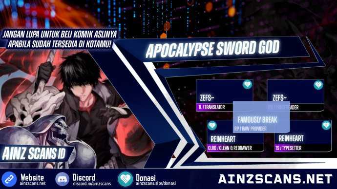 Baca Komik Apocalypse Sword God Chapter 1 Gambar 1