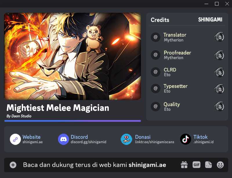 Baca Komik Mightiest Melee Magician Chapter 24 Gambar 1