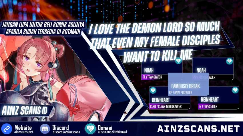 Baca Komik I Love the Demon Lord So Much That Even My Female Disciples Want to Kill Me Chapter 10 Gambar 1