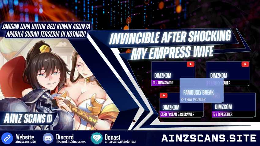 Baca Komik Invincible After Shocking My Empress Wife Chapter 1 Gambar 1