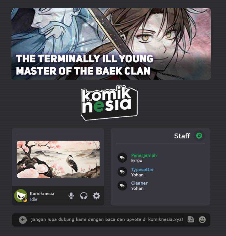 Baca Komik The Terminally Ill Young Master of the Baek Clan Chapter 37 Gambar 1
