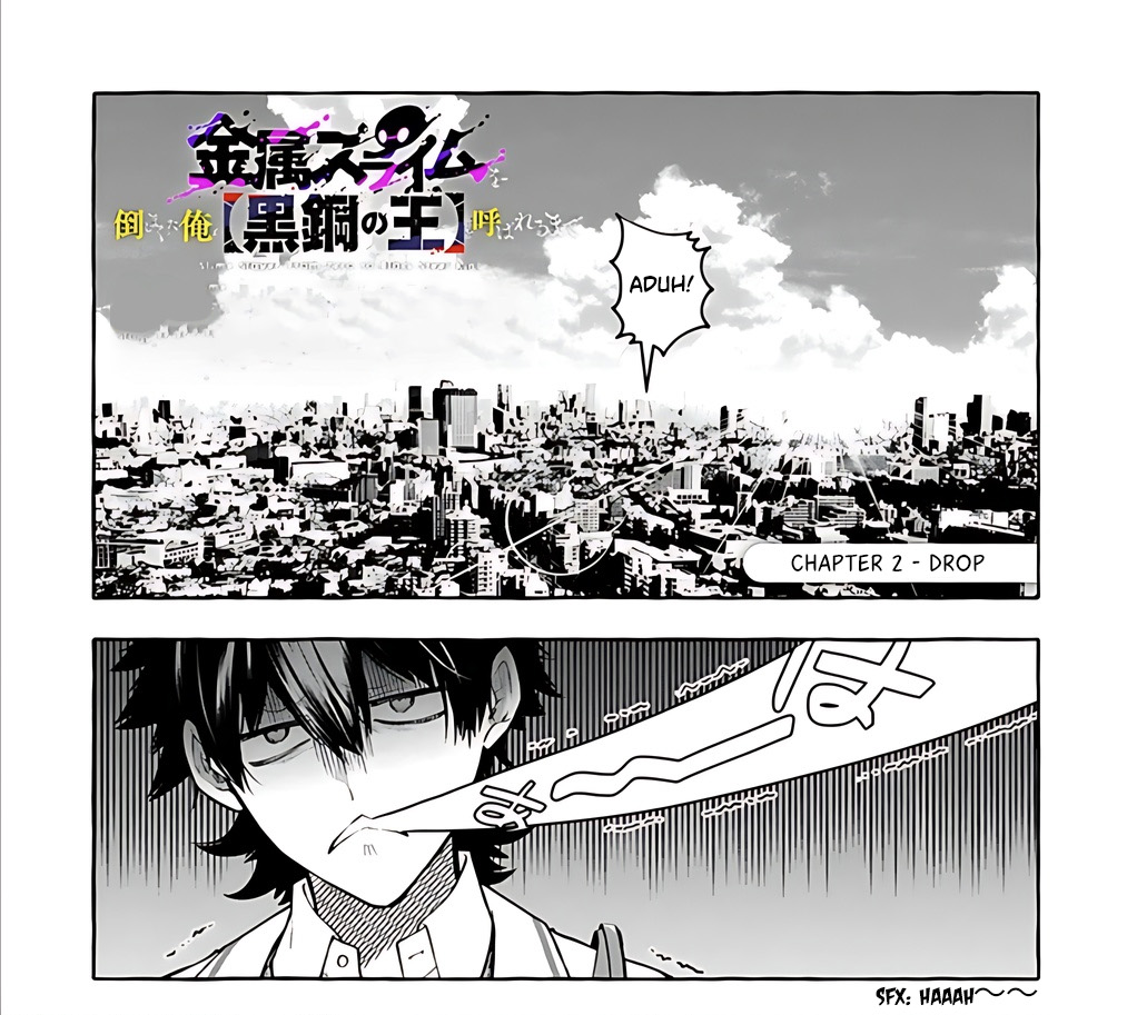 Baca Manga Kinzoku Slime wo Taoshi Makutta Ore ga “Kurokou no Ou” to Yobareru Made Chapter 2 Gambar 2