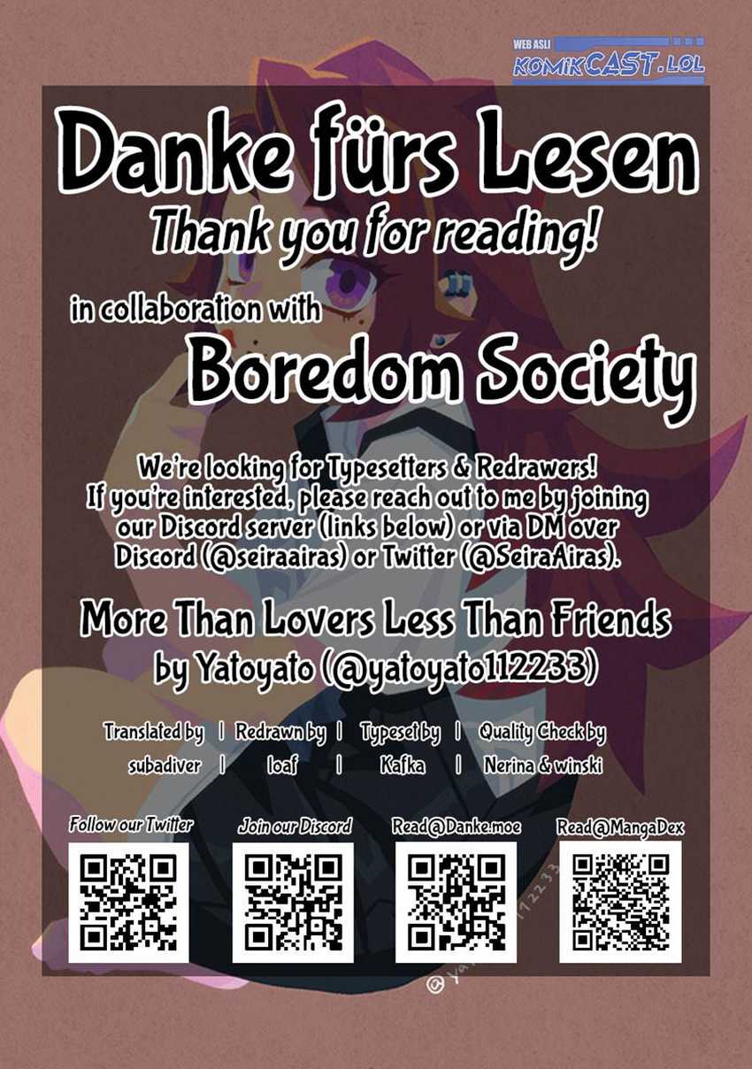 More Than Lovers Less Than Friends Chapter 32 Gambar 17