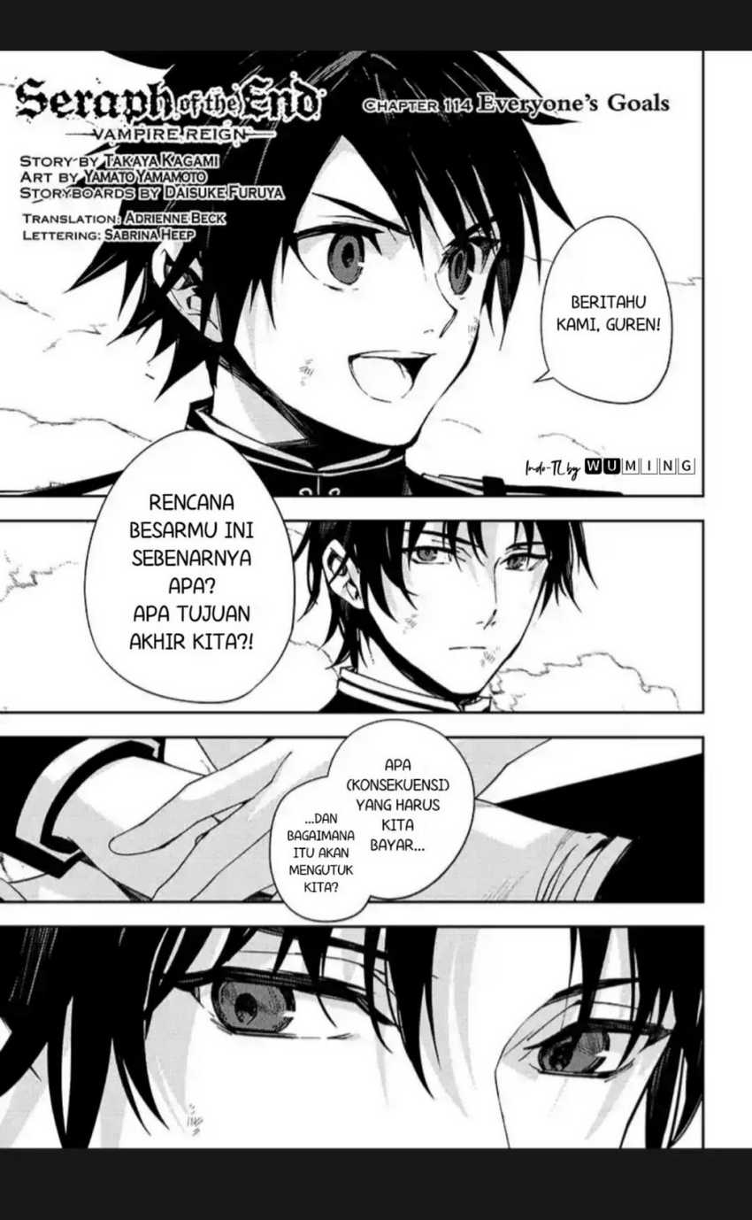 Baca Komik Owari no Seraph Chapter 114 Gambar 1