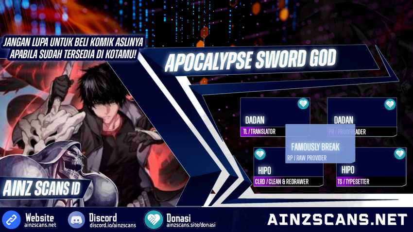 Baca Komik Apocalypse Sword God Chapter 8 Gambar 1