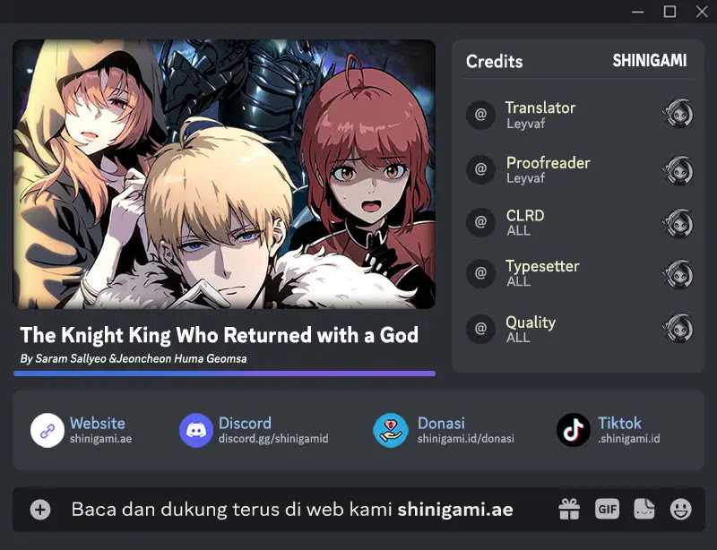 Baca Komik The Knight King Who Returned with a God Chapter 60 Gambar 1