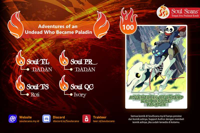 Baca Komik Adventures of an Undead Who Became Paladin Chapter 100 Gambar 1