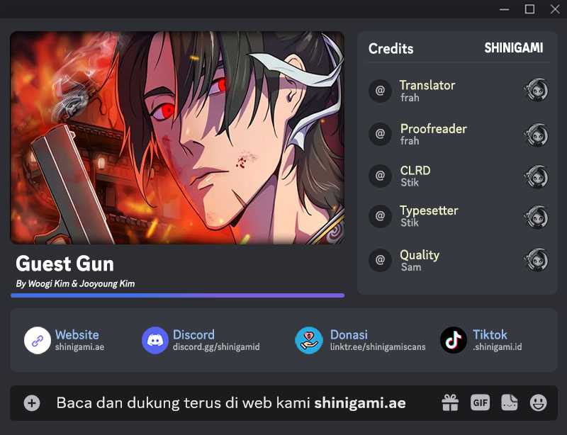 Baca Komik Guest Gun (Embodiment of the Assassin in the Murim World) Chapter 11 Gambar 1