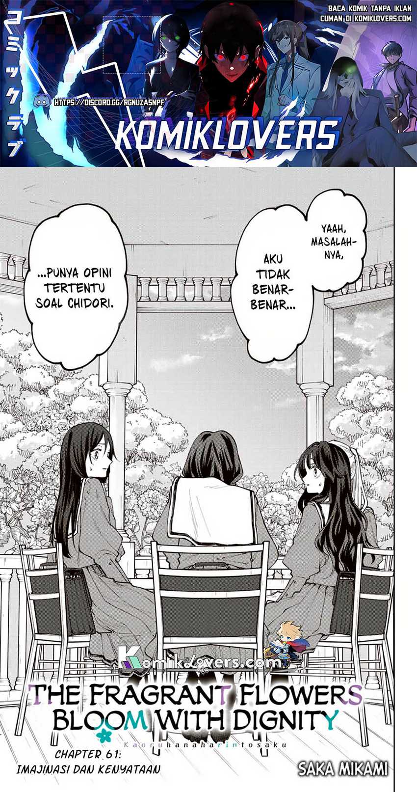 Baca Manga Kaoru Hana wa Rin to Saku Chapter 61 Gambar 2