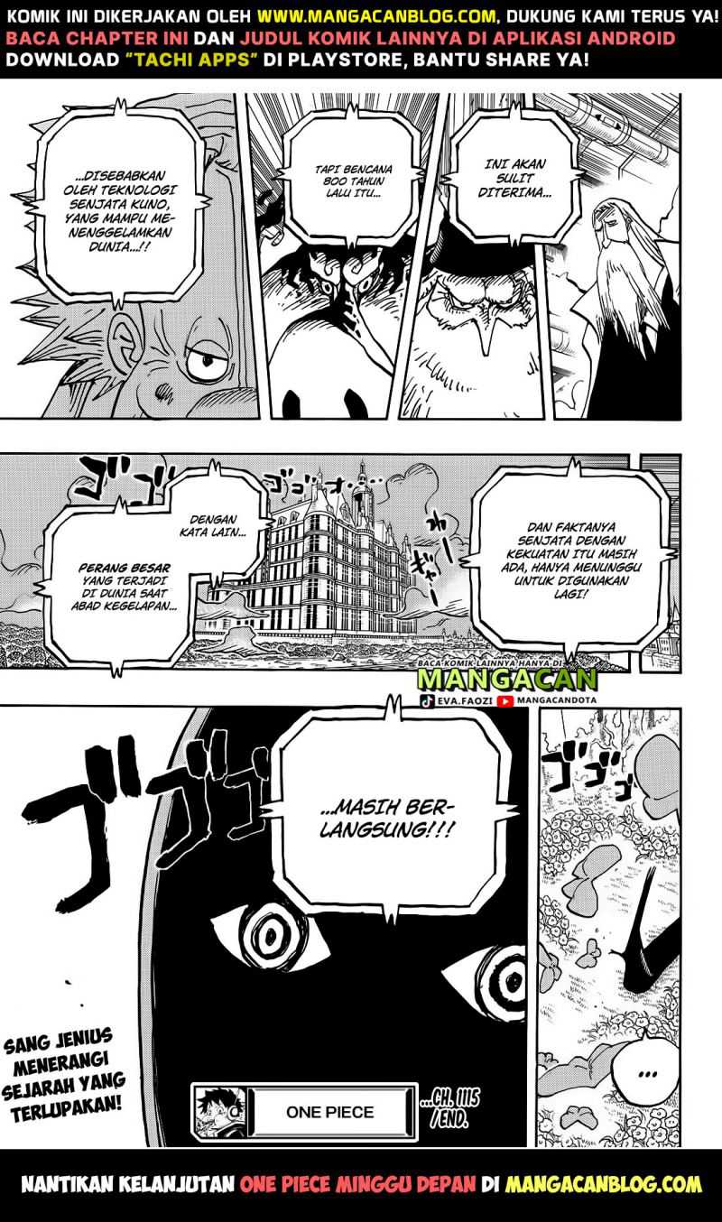 One Piece Chapter 1115 Gambar 16
