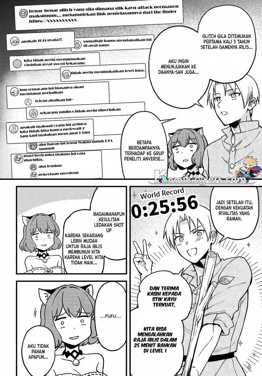 RTA Sousha wa Game Sekai kara Kaerenai Chapter 3 Gambar 15