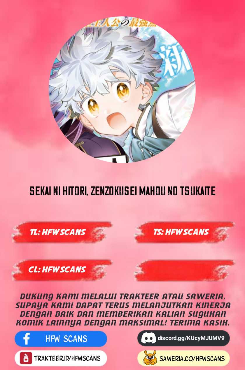 Baca Komik Sekai ni Hitori, Zenzokusei Mahou no Tsukaite Chapter 1 Gambar 1