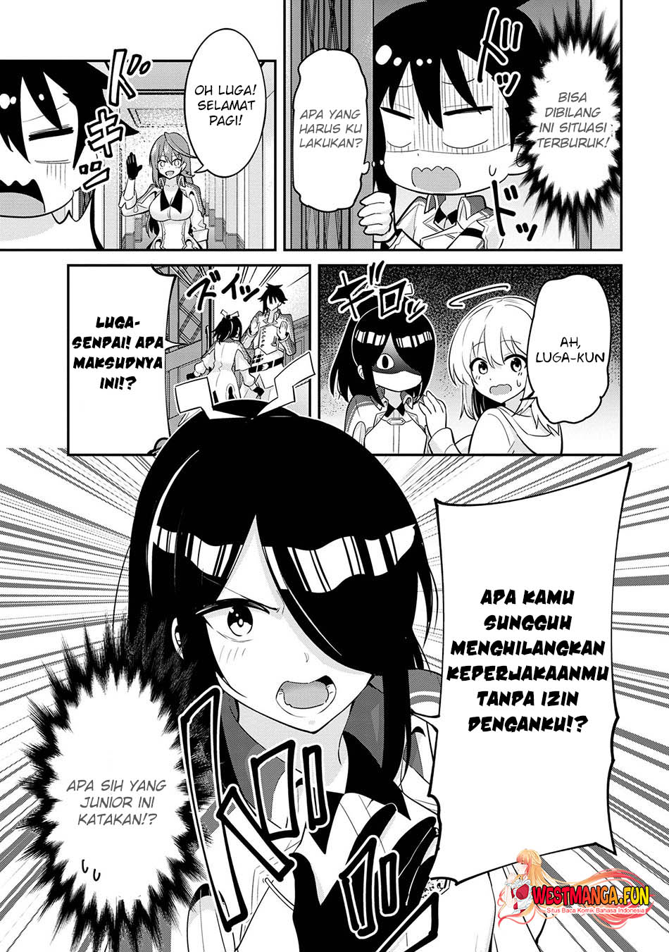 Seikishi ni Natta kedo Danchou no Oppai ga Sugosugite Kokoro ga Kiyomerarenai Chapter 28 Gambar 16