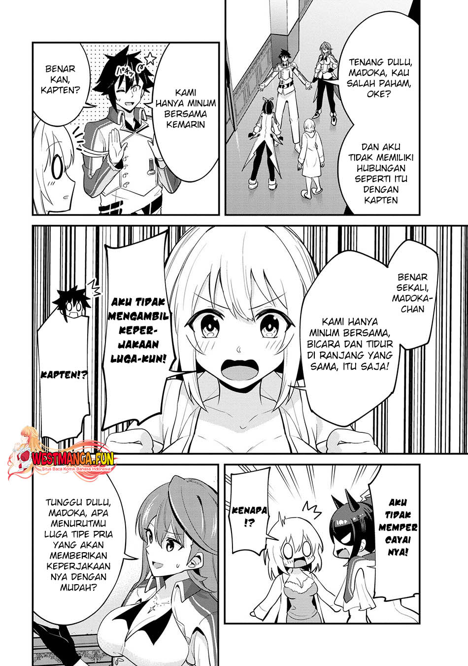 Seikishi ni Natta kedo Danchou no Oppai ga Sugosugite Kokoro ga Kiyomerarenai Chapter 28 Gambar 17