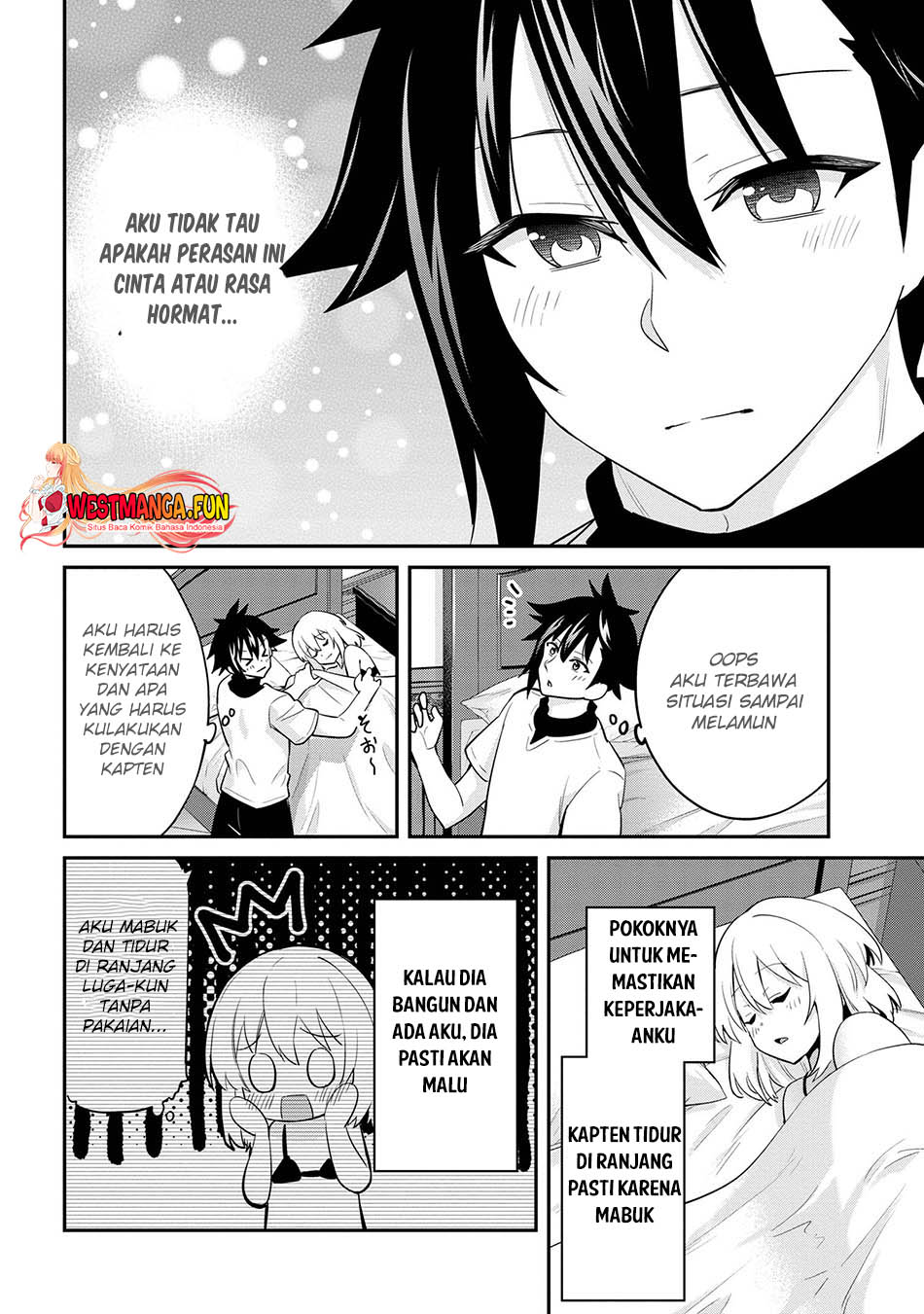 Seikishi ni Natta kedo Danchou no Oppai ga Sugosugite Kokoro ga Kiyomerarenai Chapter 28 Gambar 9
