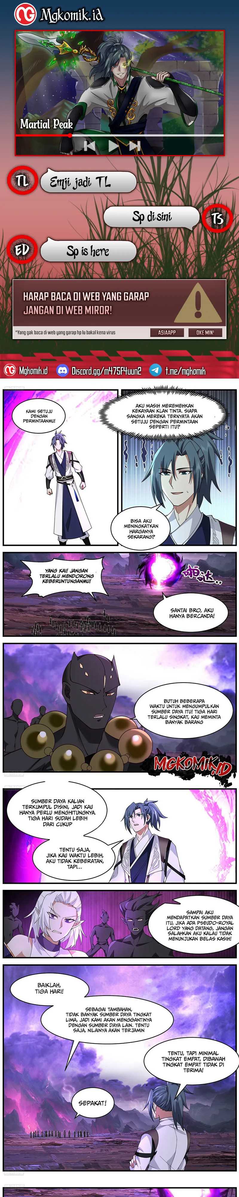 Baca Komik Martial Peak Part 2 Chapter 3651 Gambar 1